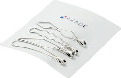 Azadé Silver clips 4pcs