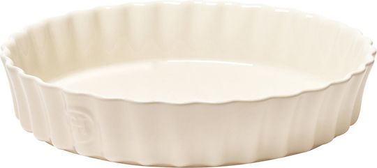 Emile Henry Ceramic Ceramic Tart Baking Pan Argile 28x28cm