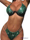 Costume de baie 3/4 verde