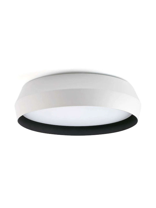 Faro Barcelona Shoku Deckenleuchte 35cm Weiß mit Integrierter LED