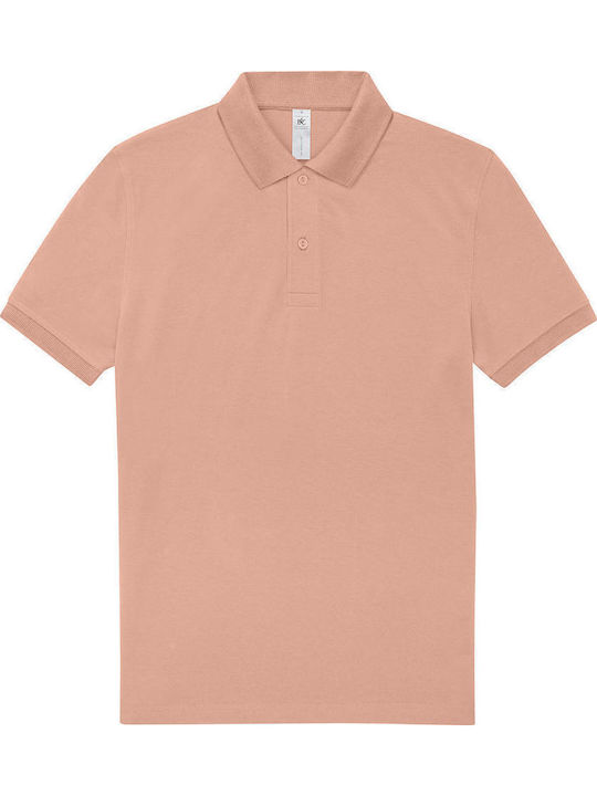 B&C Men's Short Sleeve Promotional T-Shirt Pink