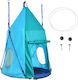 Outsunny Plastic Hanging Swing Disk for 3+ years Blue