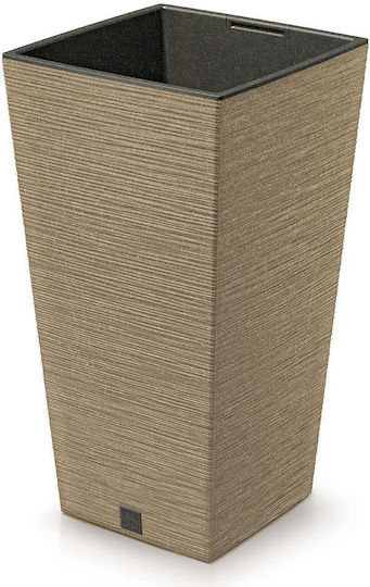 Iliadis Kunststoff-Blumentopf Mocha 27x27x50cm