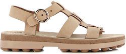 Fantasy Sandals Alcmene Γυναικεία Σανδάλια σε Μπεζ Χρώμα