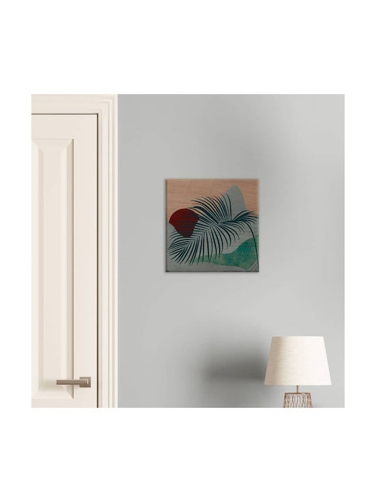 Ango Tropical Πίνακας Ξύλινος 29x29cm