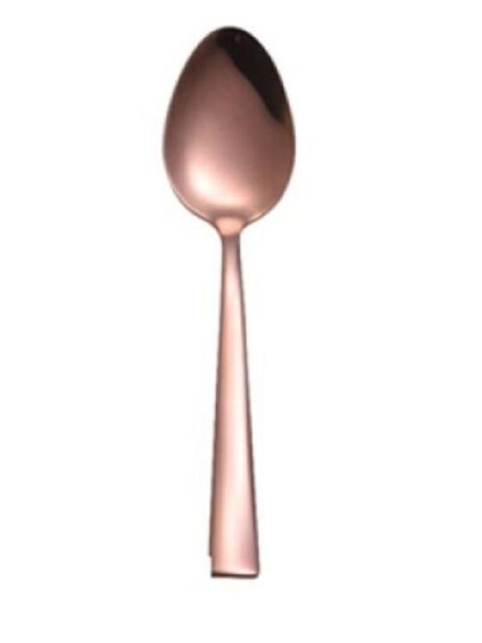 Dinox Porto Cooper Shiny Spoons Desert / Ice Cream Stainless Steel Rose Gold