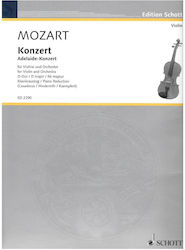 Schott Mozart Adelaide Konzert In D Major Sheet Music for String Instruments / Orchestra / Violin