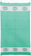 Summertiempo Pestemal 42-2253 Turquoise Pareo with Fringes 180x90cm