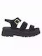 Sandale Casual Damă Negre