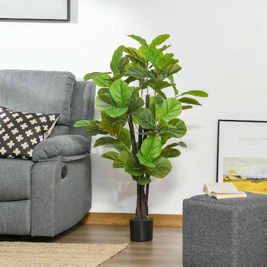 Artificial Outdoor Tree Green 130cm HomCom