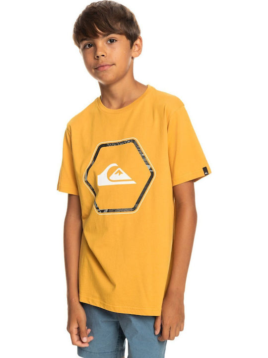 Quiksilver Παιδικό T-shirt Κίτρινο In Shapes