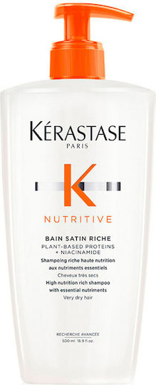 Kérastase Nutritive Bain Satin Riche Шампоан против сърбеж за суха коса 500ml