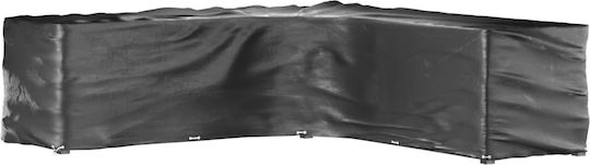 vidaXL Waterproof Couch Cover Black 300x300x90cm