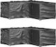 vidaXL Couch Cover Black 215x215x70cm 2pcs
