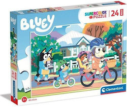 Kids Puzzle Supercolor - Bluey for 3++ Years 24pcs Clementoni