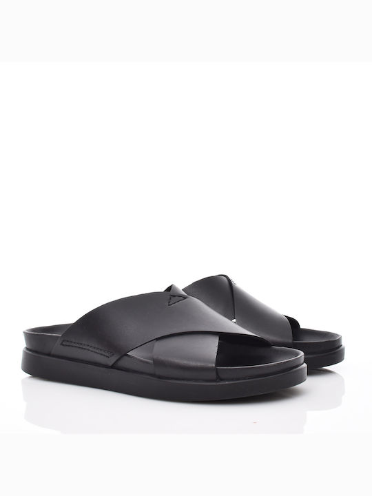 Clarks Men's Leather Sandals Black