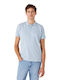 Wrangler Herren Kurzarmshirt Polo Blue Fog