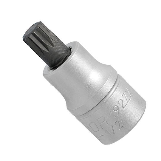 Unior Bit-Stecknuss mit Spline-Bit und Antriebsvierkant 1/2'' Größe M10 1Stück
