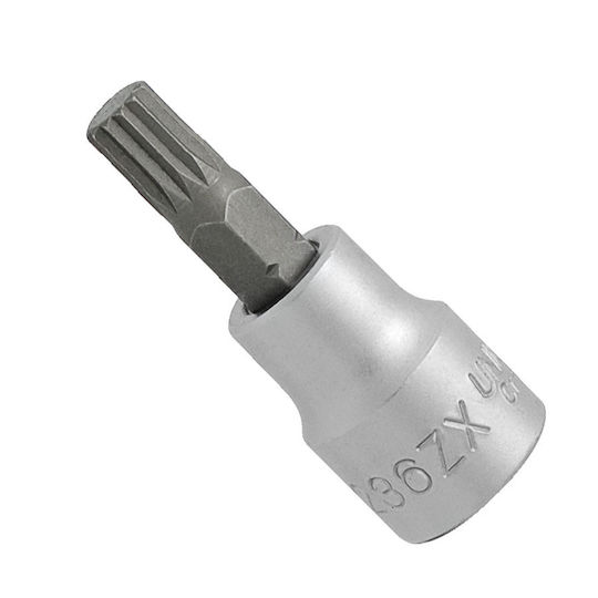 Unior Cheie tubulară cu Vârf Spline și Patrat de Prindere 3/8'' Dimensiune M6 1buc
