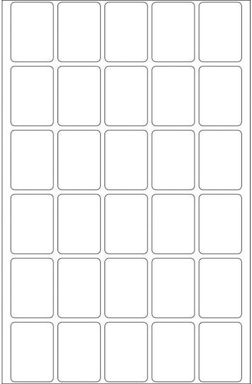 Herma Small Adhesive Labels in White Color 8x12mm