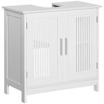 Kleankin Cabinet de baie fără chiuvetă L60xl30xH60cm Alb