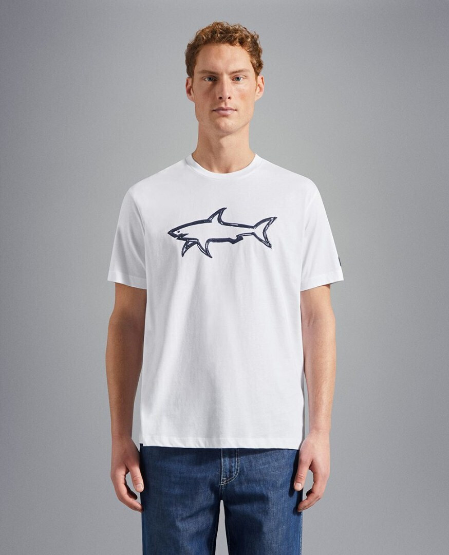 Paul & Shark T-shirt White 22411073-010 | Skroutz.mt