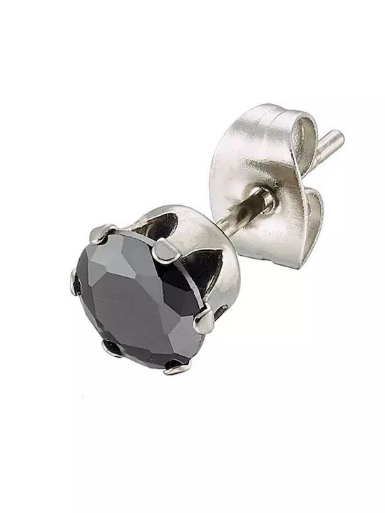 Oxzen Men's Single Earring made of Steel Gold P...