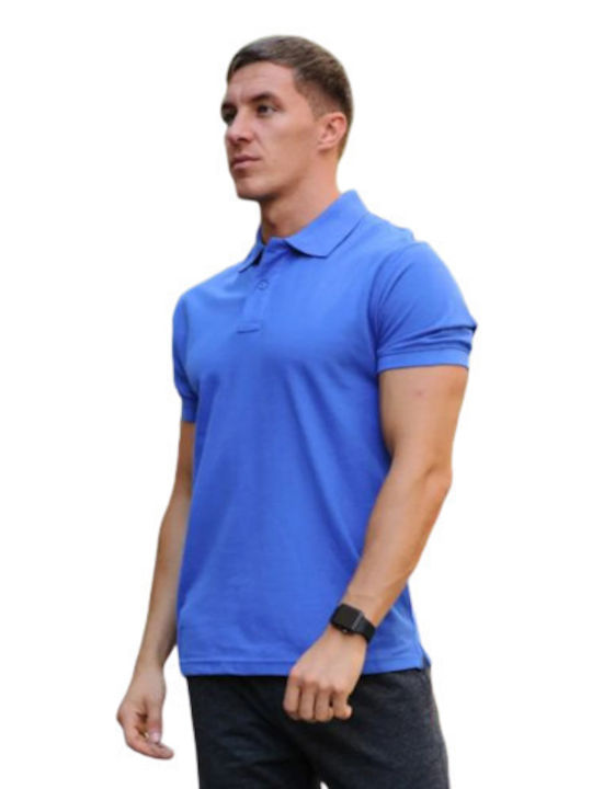 BODY TRAIN MEN'S POLO T-SHIRT 1975 ROYAL BLUE