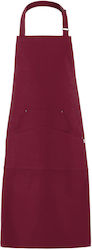Giblor's Apron Full Body Chicago Burgundy