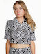 KKW.3S1.041.002 Women's Short Sleeve Shirt Black