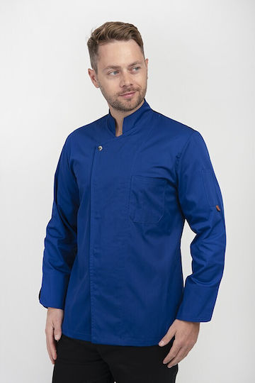 All Collections Coat Chef Blue with Long Sleeve Α112