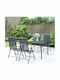 Set Sala De Mese Pentru Exterior 5 Piese Antracit