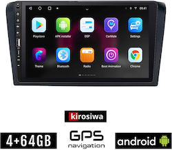 Kirosiwa Car-Audiosystem für Mazda 3 2003-2008 (Bluetooth/USB/AUX/WiFi/GPS) mit Touchscreen 9"