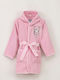 Borea Kids Hooded Bathrobe Pink