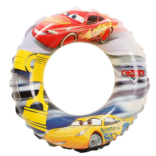 Intex Cars Inel De Înot Pentru Copii Disney Cars Cu Diametru 51cm Pentru 3-6 Ani Galben