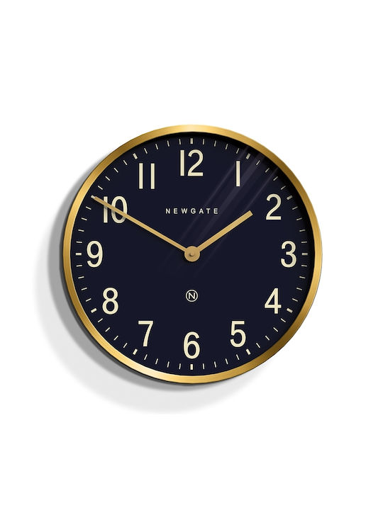 Newgate Ceas De Perete Silent Metalic Albastru Marin Ø45cm