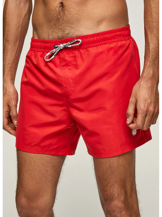 Pepe Jeans Finn Men's Swimwear Shorts Red