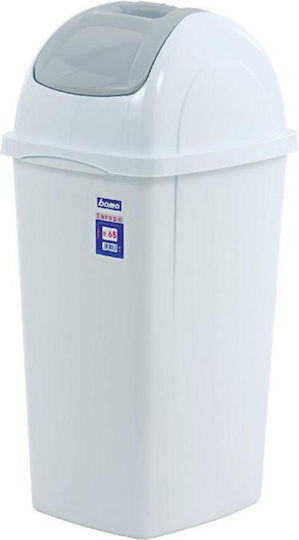 Bama Plastic Waste Bin 65lt White