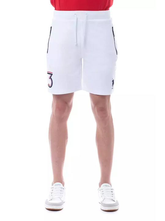 U.S. Polo Assn. Men's Athletic Shorts White