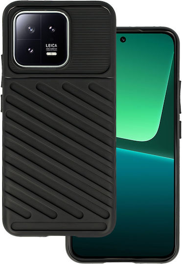 Powertech Back Cover Σιλικόνης Μαύρο (Xiaomi 13 Pro)