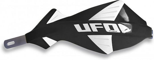 UFO Motorcycle Protective Hand Guards in Black Colour