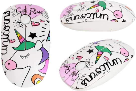 Total Gift i-Total Wireless Mouse Unicorn