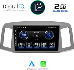 Digital IQ Car Audio System for Jeep Grand Cherokee 2005-2007 (Bluetooth/USB/AUX/WiFi/GPS/Apple-Carplay/CD) with Touch Screen 10"