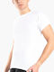 Men's Short Sleeve Undershirt White