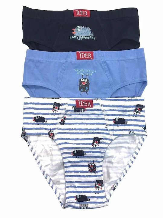 IDER Kids Set with Briefs Blue 3pcs