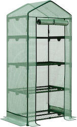 Outsunny 845-610V01 Greenhouse with Shelves 0.69x0.49x1.58m