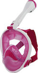 Aquatics Full Face Snork Mask Pink/White