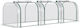 Outsunny Tunnel Greenhouse Tunnel with Metal Fr...