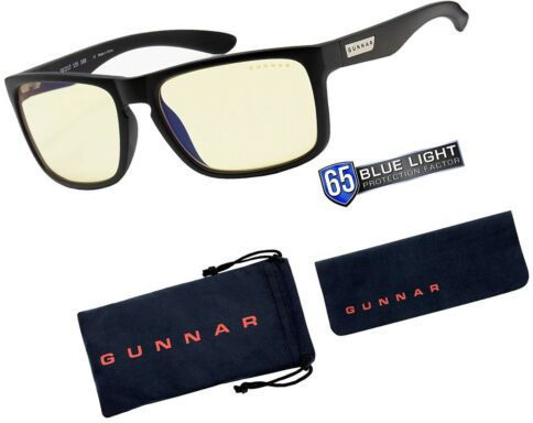 Gunnar Intercept Γυαλιά Προστασίας Οθόνης με Onyx / Amber Κοκκάλινο Σκελετό