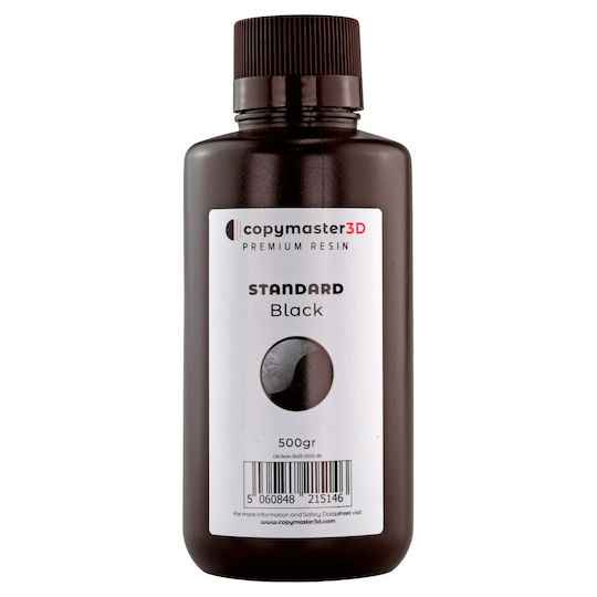 Copymaster3D Standard UV Universal Resin for 3D Printer Black 500ml (CM-Resin-B405-0500-BK)